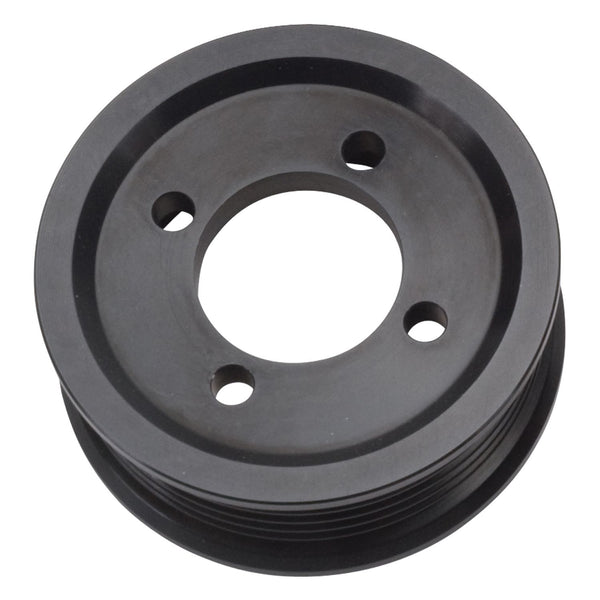 Edelbrock  Competition Supercharger Pulley  3.00 in. 6-Rib, Black Anodized