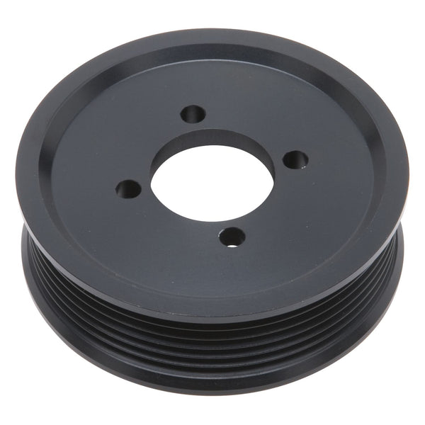 Edelbrock  Competition Supercharger Pulley  3.75 in. 6-Rib, Black Anodized
