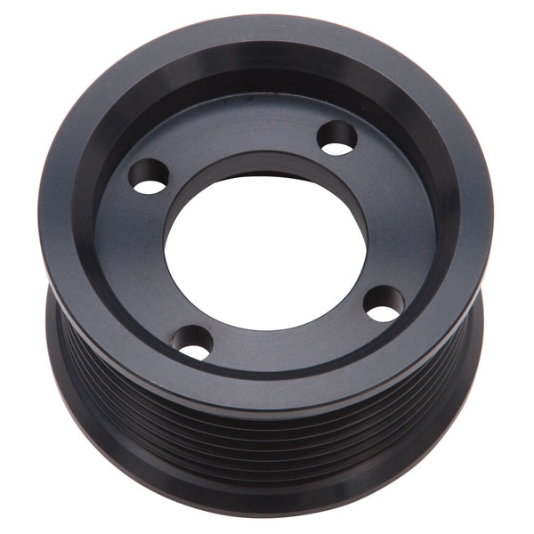 Edelbrock  Competition Supercharger Pulley 2.625 in. 8-Rib, Black Anodized