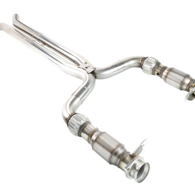 Kooks Headers & Exhaust:  2015+ FORD MUSTANG SHELBY GT350 / GT350R GREEN CATTED X-PIPE