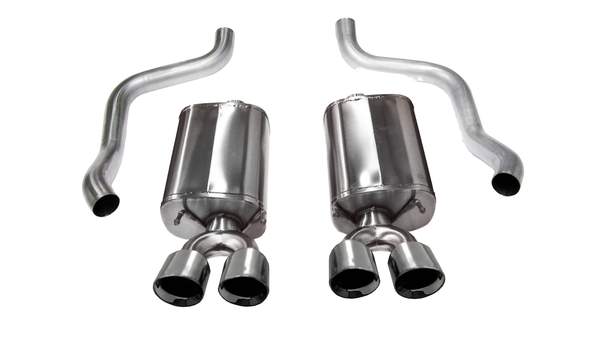 Corsa Performance 2009-2013 Chevrolet Corvette C6 Axle-Back Exhaust System with Twin 3.5