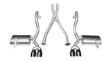 Corsa Performance 1997-2004 Chevrolet Corvette C5/ C5 Z06 5.7L V8, 2.5" Dual Rear Exit Cat-Back Exhaust System with Twin 3.5" Tips (14114) Xtreme Sound Level