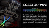 Corsa Performance, 2006, 2007, 2008 Chevrolet C6 Corvette, 6.0L, 6.2L V8, 2.5" X-Pipe (Automatic Transmission Only)