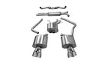 Corsa Performance 2010-2014 Audi S4 B8/ S5 B8 2.5" Dual Rear Exit Cat-Back Exhaust System with Twin 3.5" Tips (14543) Sport Sound Level