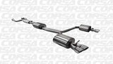 Corsa Performance 2010-2014 Audi S4 B8/ S5 B8 2.5" Dual Rear Exit Cat-Back Exhaust System with Twin 3.5" Tips (14543) Sport Sound Level