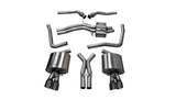 Corsa Performance 2008-2014 Audi S5 B8, 4.2L V8, 2.5" Dual Rear Exit Cat-Back with Twin 3.5" Tips (14544) Sport Sound Level