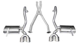 Corsa Performance 1997-2004 Chevrolet Corvette C5/ C5 Z06 5.7L V8, 2.5" Dual Rear Exit Cat back Exhaust System with Twin 4.0" Tips (14962) Xtreme Sound Level