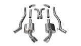 Corsa Performance 2010-2015 Chevrolet Camaro SS, 6.2L V8 Manual (All) & Automatic (Convertible), 3.0" Dual Rear Exit Catback Exhaust System with 4.5" Tips (14968) Xtreme Sound Level
