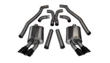 Corsa Performance 2012-2015 Chevrolet Camaro ZL1 (Coupe) & 10-15 SS 1 LE Coupe, 6.2L V8, 3.0" Dual Rear Exit Catback Exhaust System with Twin 4.0" Tips (14971) Sport Sound Level