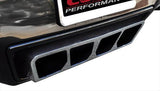 Corsa Performance 2015-2019 C7 Chevrolet Z06, ZR1 2.75" Dual Rear Exit Axle-Back Exhaust System with Polygon Tip (14767) Xtreme Sound Level
