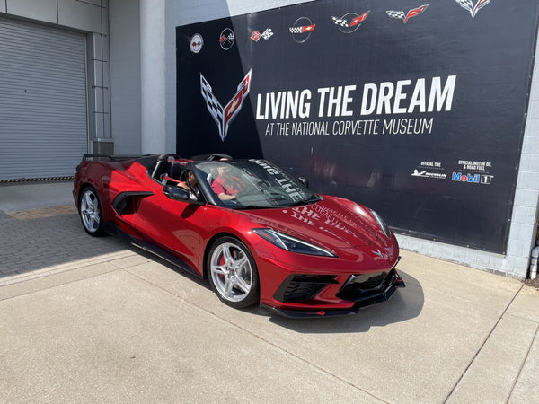 American Hydrocarbon -- Chevrolet Corvette C8 -- 1VM Aeromax Front Lip Splitter w/  Stingray Logo