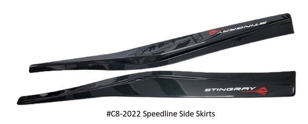 American Hydrocarbon -- Chevrolet Corvette C8 -- Speedline 1VM Side Skirts w/ Stingray logo