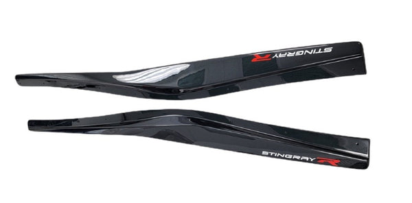 American Hydrocarbon -- Chevrolet Corvette C8 -- Speedline 1VM Side Skirts w/ Stingray R logo