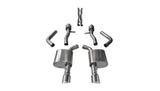 Corsa Performance 2017-2019 Dodge Charger, Chrysler 300, 5.7L V8, 2.75" Dual Rear Exit Catback Exhaust System w/ 4.5" Tips (21003) Sport Sound Level