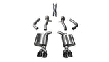 Corsa Performance 2017-2019 Dodge Challenger, 5.7L V8, 2.75" Dual Rear Exit Cat-Back Exhaust System with Twin 3.5" Tips (21005) Sport Sound Level