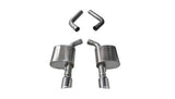 Corsa Performance 2015-2019 Dodge Charger, Chrysler 300 C 5.7L, 6.4L, 6.2L V8 2.75" Dual Rear Exit Axle-Back Exhaust System with 4.5" Tips (21019) Sport Sound Level