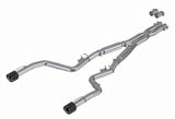 MBRP: 2015-21 Dodge Charger 6.2 / 6.4L, 2017-21 Charger 5.7L -- 3" Dual Rear Exit SS Catback Exhaust w/ Carbon Fiber Tips
