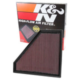 33-2496 K&N REPLACEMENT AIR FILTER 2013-17 CADILLAC ATS V6-3.6L F/I
