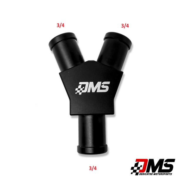 DMS: Billet Y-Fitting 3/4*3/4*3/4