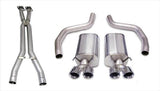 Corsa Performance 2006-2011 C6 Chevrolet Corvette Z06, ZR1, 3.0" Dual Rear Exit Cat-Back Exhaust System with Twin 4.0" Tips (14164CB1) Sport Sound Level