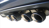Corsa Performance 2006-2011 C6 Chevrolet Corvette Z06, ZR1, 3.0" Dual Rear Exit Cat-Back Exhaust System with Twin 4.0" Tips (14164CB1) Sport Sound Level