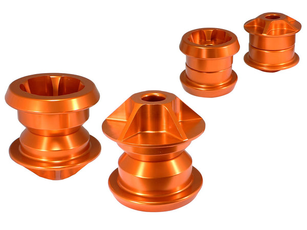 AFE: Control Solid Rear Subframe Mount Set Chevrolet Camaro 10-15 Orange