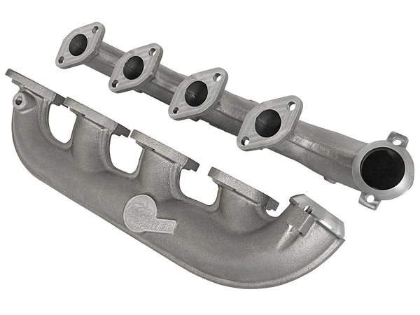 AFE: BladeRunner Ported Ductile Iron Exhaust Manifolds Ford Diesel Trucks 03-07 V8-6.0L (td)