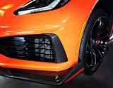 WEAPON-X: ZR1 Front Bumper Vent Brows - Carbon Fiber [C7 Corvette ZR1]