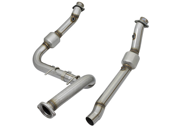 AFE: Twisted Steel Down-Pipes (Street Series) Ford F-150 Raptor 17-20 V6-3.5L (tt)