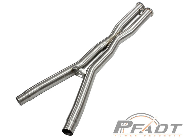 AFE: PFADT Series X-Pipe; Race Series Chevrolet Corvette (C6) 06-08 V8-6.0L/6.2L (LS2/LS3)