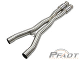 AFE: PFADT Series X-Pipe; Street Series Chevrolet Corvette Z06/ZR1 (C6) 06-13 V8-6.2L/7.0L (LS9/LS7)