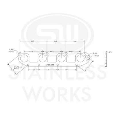 Stainless Works HDHDR-F-PTD Stainless Works Head-Headers Paper