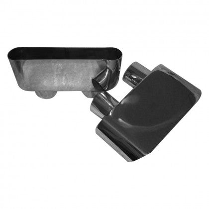 STAINLESS WORKS: Chevrolet Corvette ZR1 -- Wide Oval Tips