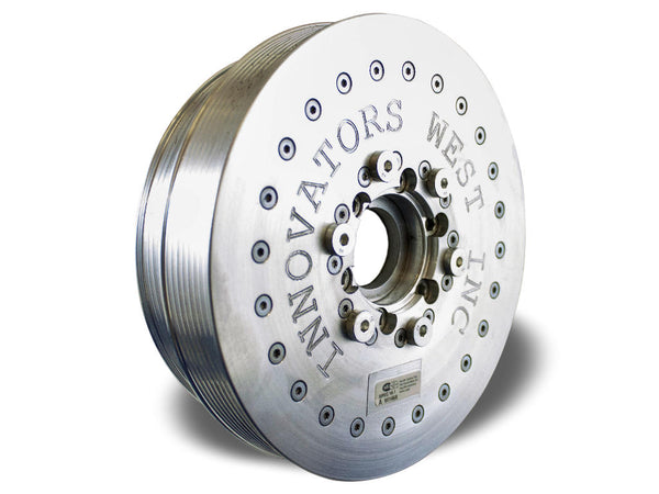Innovators West: LSX 8-Rib Harmonic Balancer for LS7 Corvette - 10% Overdrive
