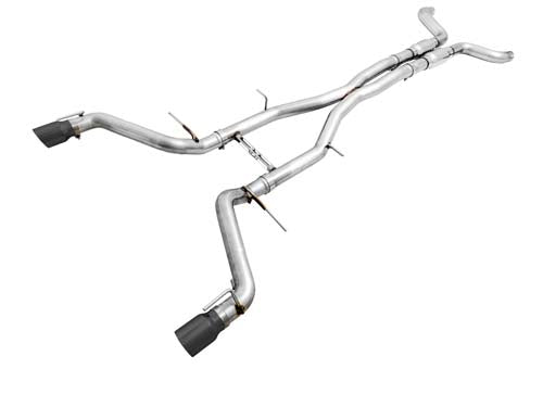 AWE: 2016-19 Chevrolet Camaro SS 6.2L - Track Edition Catback Exhaust Non-Resonated (Diamond Black Tips Dual Outlet)