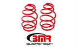 BMR: 2010 - 2015 Chevy Camaro Lowering springs, front, 1" drop, 220 spring rate, V8 (Red)