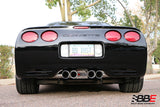 Billy Boat Exhaust: 1997-04 CHEVY C5 CORVETTE BULLET AXLE BACK EXHAUST SYSTEM (ROUND TIPS)