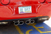 Billy Boat Exhaust: 2005-08 CHEVY C6 CORVETTE BULLET AXLE BACK EXHAUST SYSTEM (ROUND OR OVAL TIPS)
