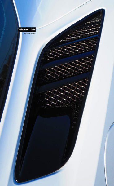 RaceMesh Grilles: Rear Quarter Panel Vent [C7 Corvette, LT1]