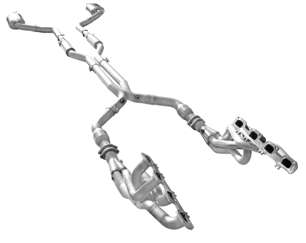 American Racing: 2018 Dodge Demon Challenger Full System Headers with Pure Thunder Mufflers, 1-7/8