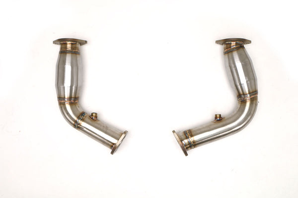 Billy Boat Exhaust: 2016-19 CHEVY CAMARO SS ZL1 FRONT PIPES WITH CATS (FOR BBE HEADERS ONLY)