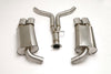 Billy Boat Exhaust: 1986-91 CHEVY C4 CORVETTE L98 CAT BACK EXHAUST SYSTEM 2 1/2″ PIPE, 2-BOLT FLANGE (OVAL TIPS)
