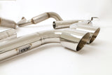Billy Boat Exhaust: 1997-04 CHEVY C5 CORVETTE BULLET AXLE BACK EXHAUST SYSTEM (ROUND TIPS)