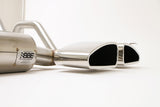 Billy Boat Exhaust: 1997-04 HEVY C5 CORVETTE PRT AXLE BACK EXHAUST SYSTEM WITH SPEEDWAY TIPS