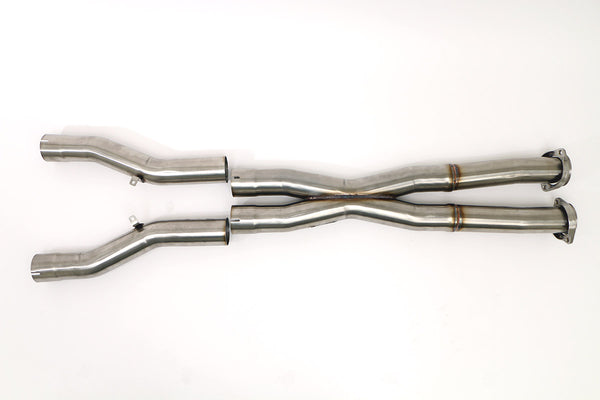 Billy Boat Exhaust: 2005-08 CHEVY C6 CORVETTE X-PIPE WITH HIGH FLOW CATS 3″ (6 SPD. ONLY)