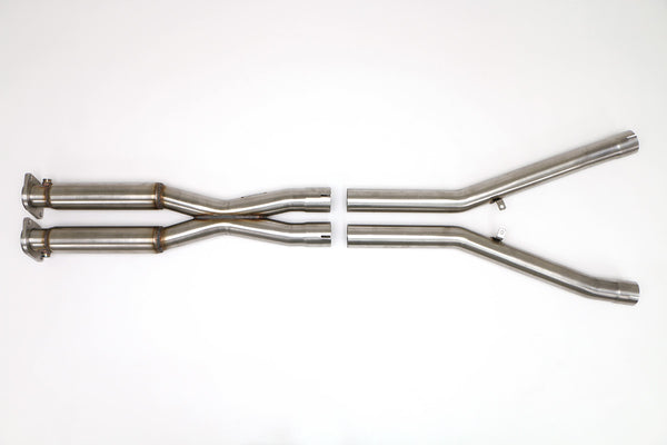 Billy Boat Exhaust: 2005-08 CHEVY C6 CORVETTE X-PIPE WITH RESONATORS 2 1/2″ (6-SPD & AUTO)