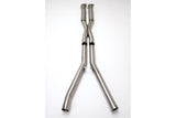 Billy Boat Exhaust: 2005-08 CHEVY C6 CORVETTE X-PIPE WITH RESONATORS 2 1/2″ (PADDLE SHIFT TRANS)