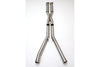 Billy Boat Exhaust: 2005-08 CHEVY C6 CORVETTE X-PIPE WITH RESONATORS 2 1/2″ (PADDLE SHIFT TRANS)