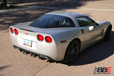 Billy Boat Exhaust: 2005-08 CHEVY C6 CORVETTE FUSION EXHAUST SYSTEM FOR FACTORY NPP (ROUND TIPS)