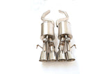 Billy Boat Exhaust: 2005-08 CHEVY C6 CORVETTE FUSION EXHAUST SYSTEM FOR FACTORY NPP (ROUND TIPS)